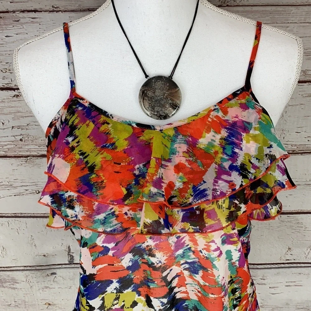 Forever 21 Multicolored Blouse Small - Picture 2 of 9